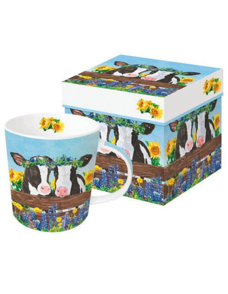 Krówki Kubek Porcelanowy w Ozdobnym Pudełku, 400 ml