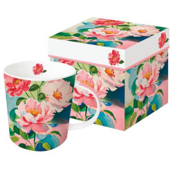 Piwonie Kubek Porcelanowy w...