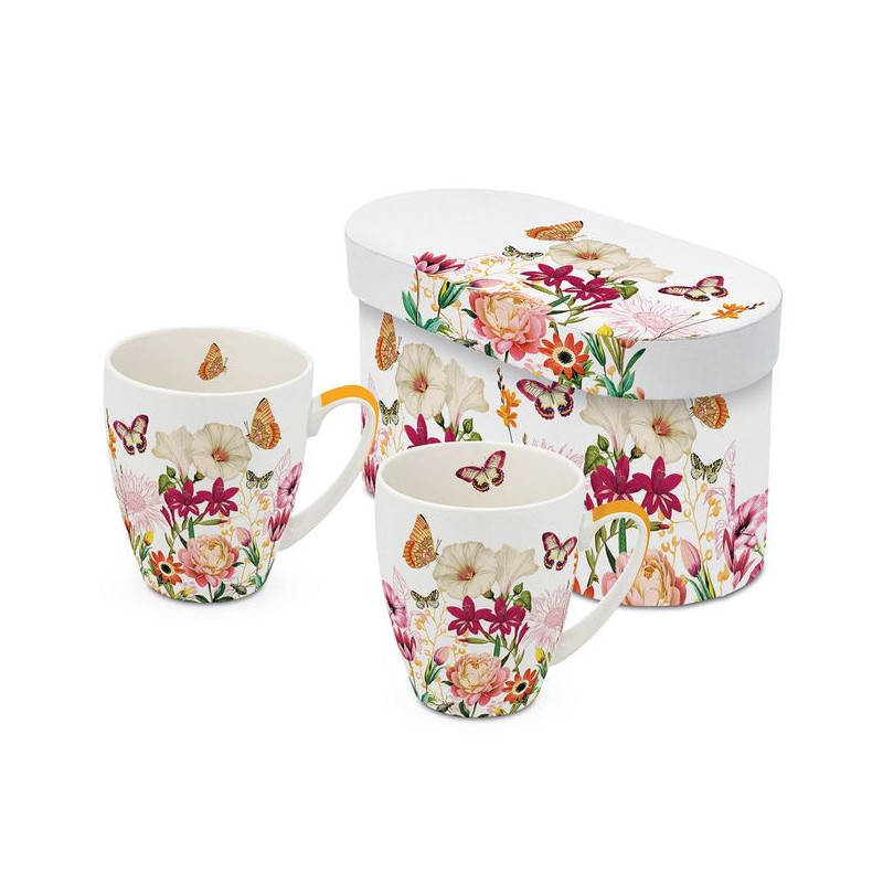 Kwiaty & Motyle Zestaw Kubków...