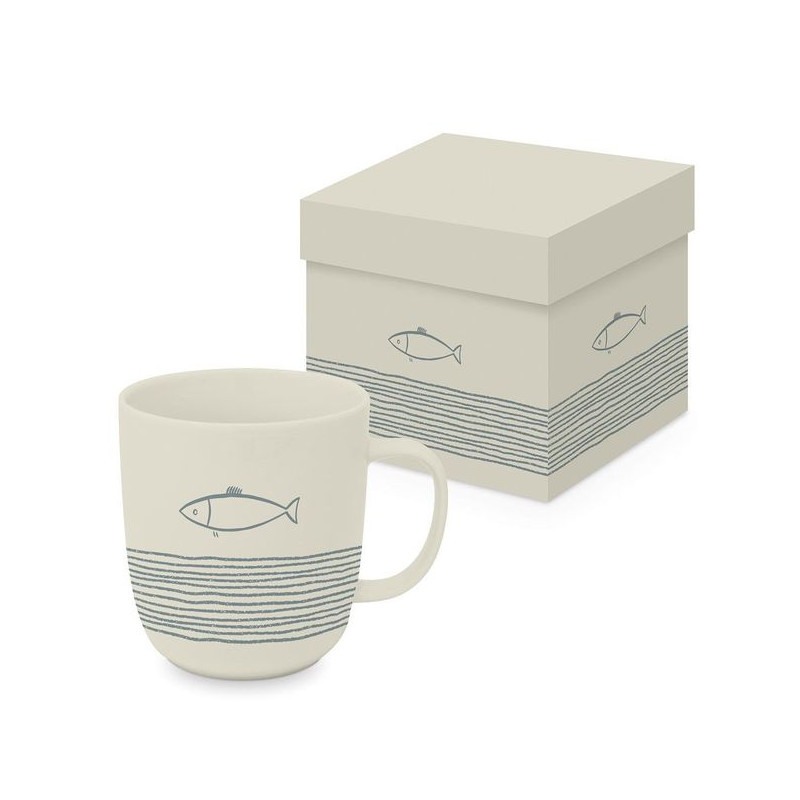 Ryba & Fale Kubek Porcelanowy w...