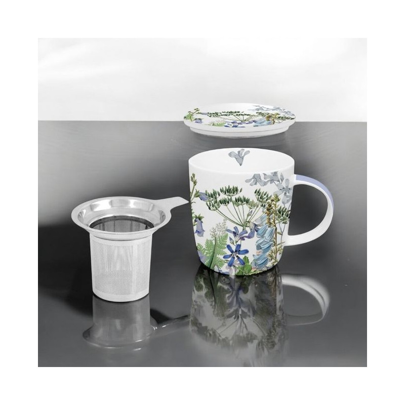 Kwiaty Polne Kubek z Pokrywką i...