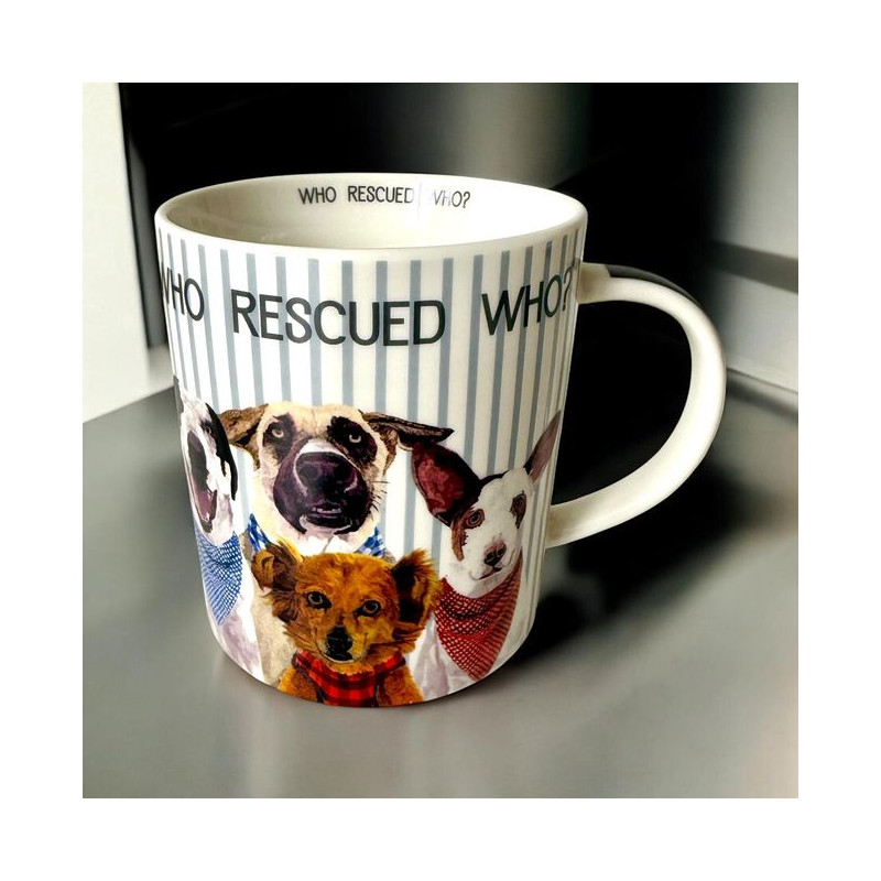 Psy w Chustach Kubek Porcelanowy w...