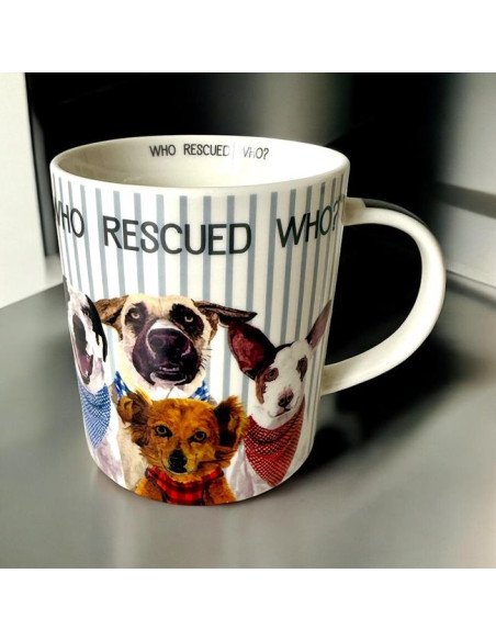 Psy w Chustach Kubek Porcelanowy w Ozdobnym Pudełku, 350 ml