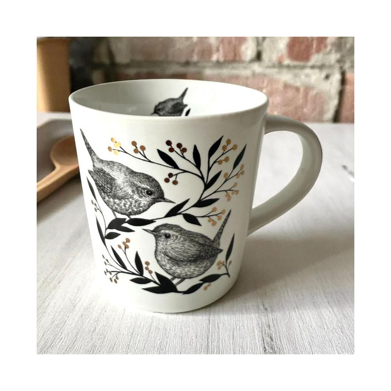 Słowiki Kubek Porcelanowy w Ozdobnym...