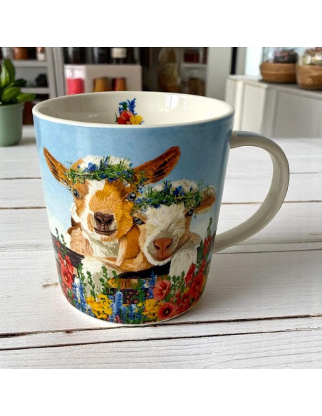 Cielaczki Kubek Porcelanowy w Ozdobnym Pudełku, 400 ml