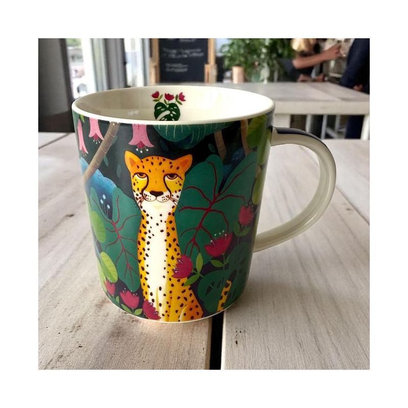 Gepard Kubek Porcelanowy w Ozdobnym...