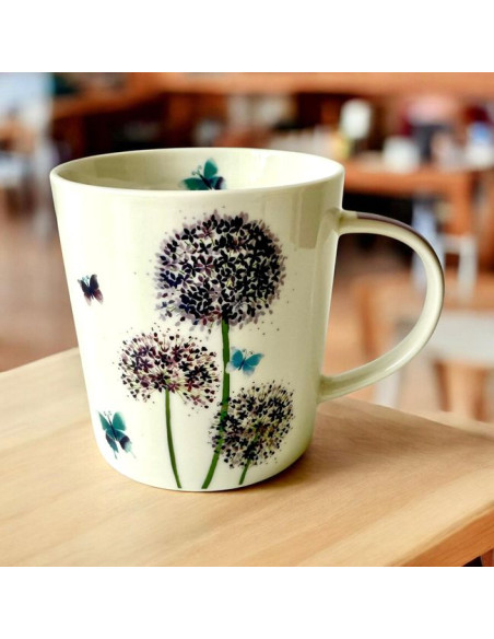 Kwiat Czosnku Kubek Porcelanowy w Ozdobnym Pudełku