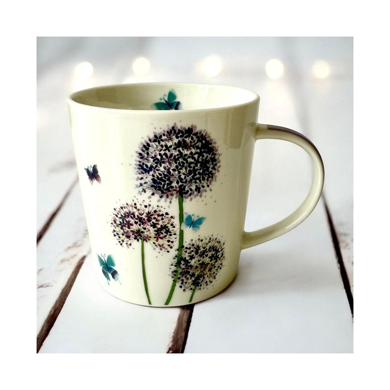 Kwiat Czosnku Kubek Porcelanowy w...