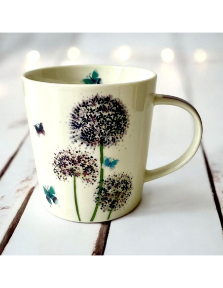 Kwiat Czosnku Kubek Porcelanowy w Ozdobnym Pudełku