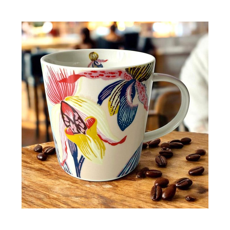 Storczyki Kubek Porcelanowy w...