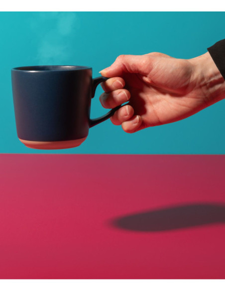 La Cafetière Kubek Ceramiczny Granatowy 350 ml