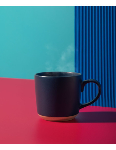 La Cafetière Kubek Ceramiczny Granatowy 350 ml