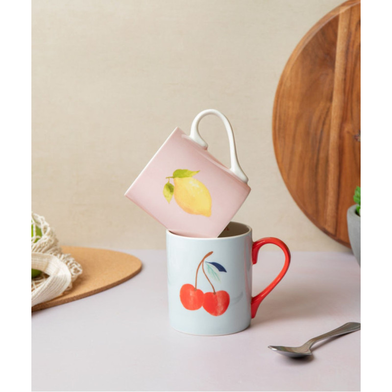 Mikasa Kubek Porcelanowy Cytryna 280 ml