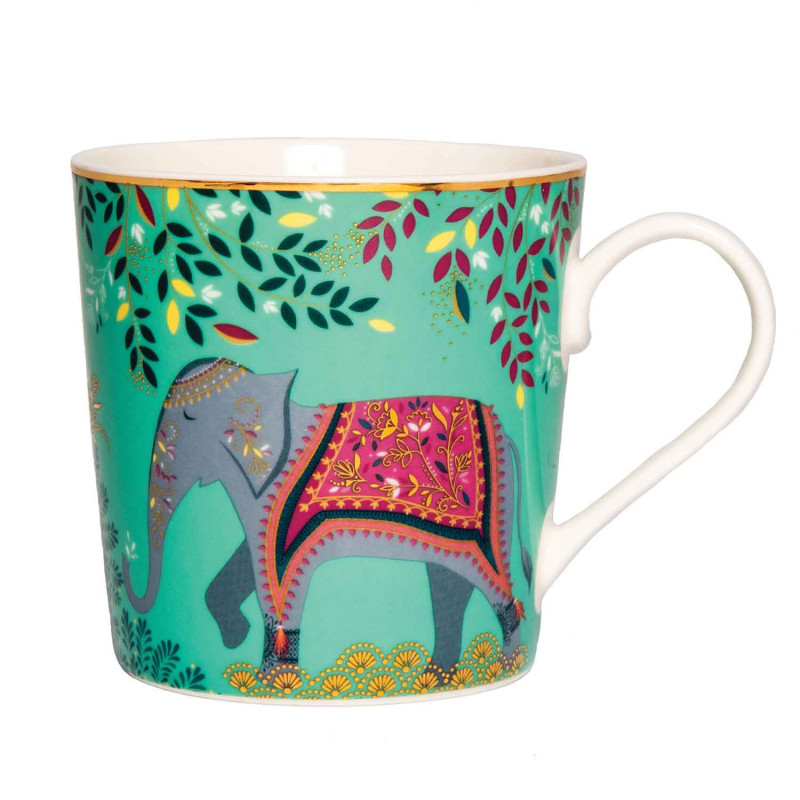India Słoń – Kubek Porcelanowy