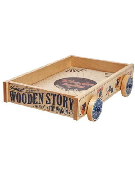 Drewniany wózek–wagon