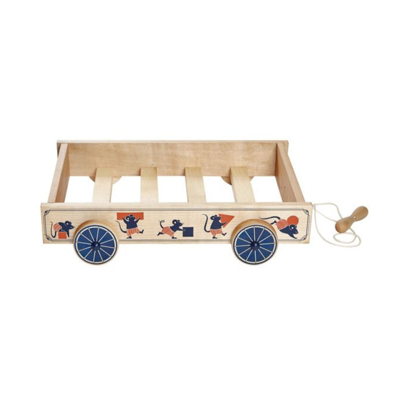Drewniany wózek–wagon