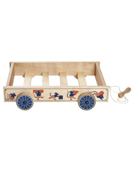 Drewniany wózek–wagon