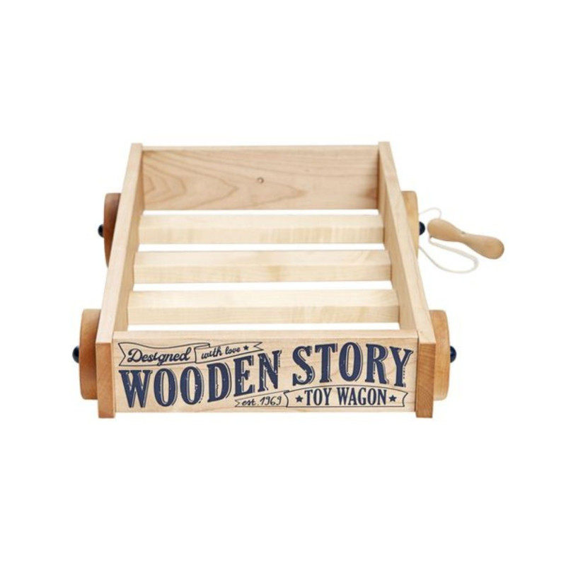 Drewniany wózek–wagon