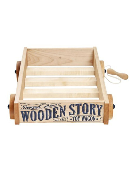 Drewniany wózek–wagon
