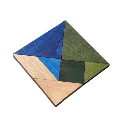 Drewniany Tangram w...