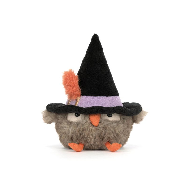 Sowa Czarodziejka w Kapeluszu 17 cm