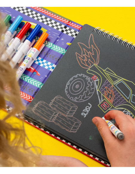 Kredowy szkicownik - Auta