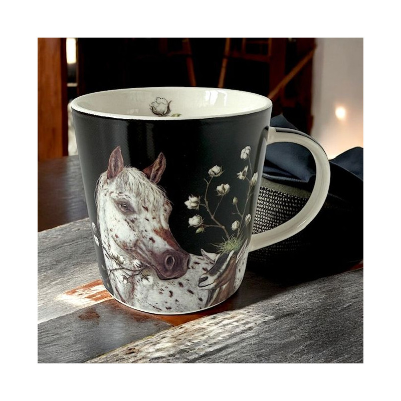 Koń & Kózka Kubek Porcelanowy w...