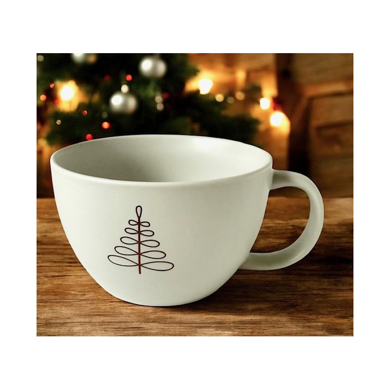 "Złota Choinka" Kubek Porcelanowy w...
