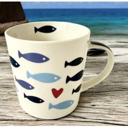 Rybki Kubek Porcelanowy w... 2