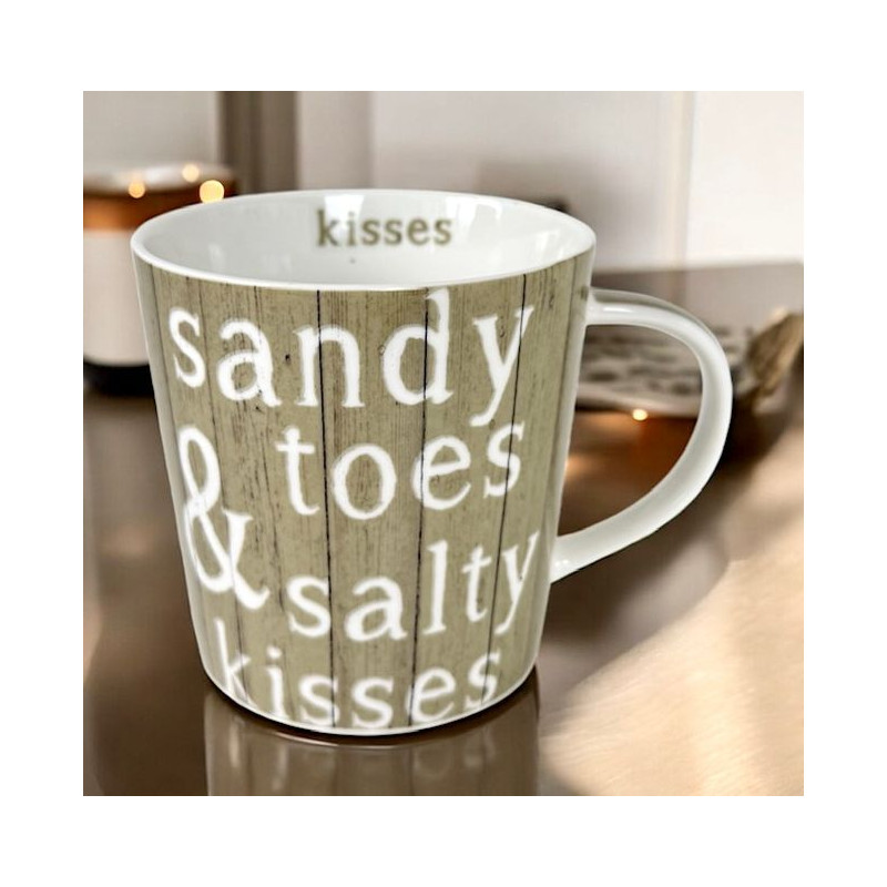 Ocean Kubek Porcelanowy w Ozdobnym...