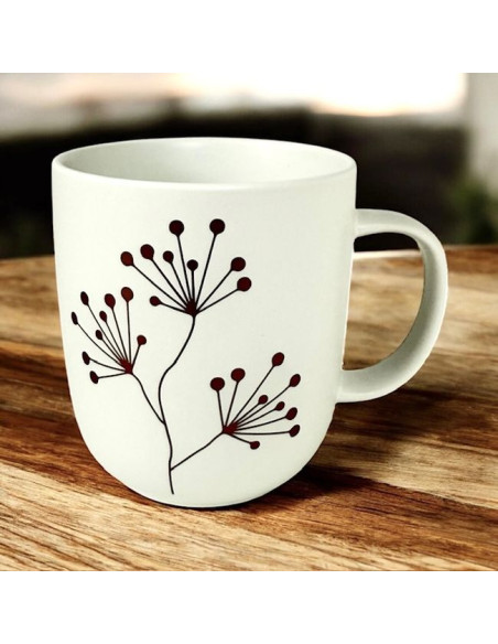 Czyste Złoto Kubek Porcelanowy w Ozdobnym Pudełku 400 ml