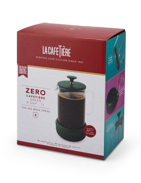 Zaparzacz do Kawy Typu French Press La Cafetiere Zero, kolor Zielony, 1 litr