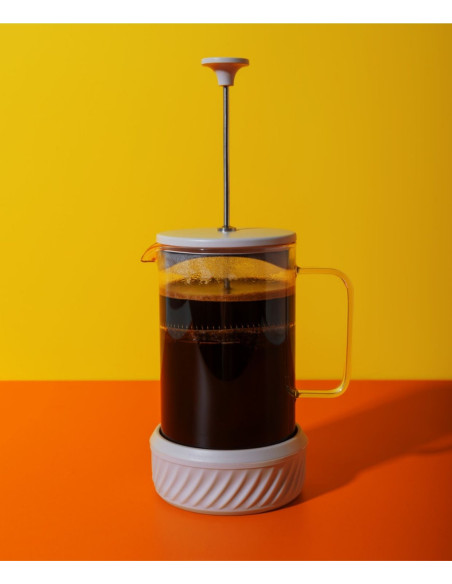 Zaparzacz do Kawy Typu French Press La Cafetiere Zero, kolor Kremowy, 350 ml