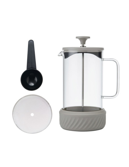 Zaparzacz do Kawy Typu French Press La Cafetiere Zero, kolor Kremowy, 1 litr