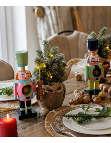 KitchenCraft Drewniany Dziadek do Orzechów