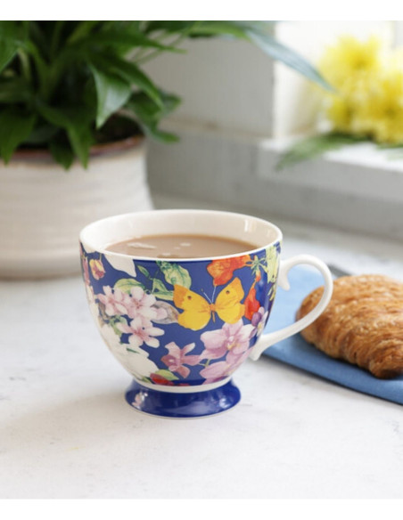 KitchenCraft Porcelanowy Kubek Motyle 400 ml