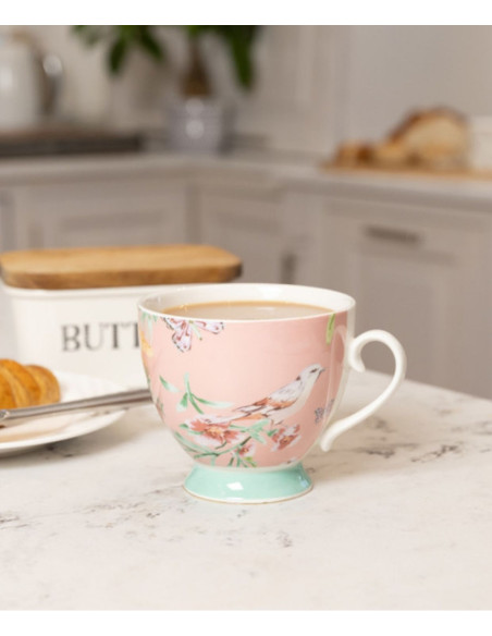 KitchenCraft Porcelanowy Kubek na Nóżce 400 ml