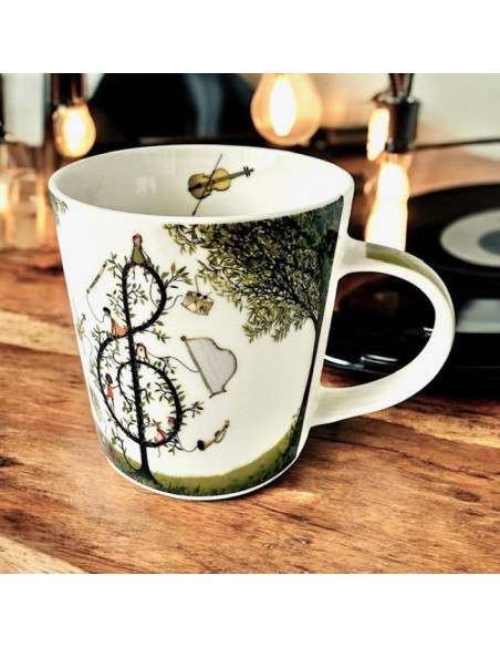 Muzyka Kubek Porcelanowy w Ozdobnym Pudełku 350 ml