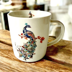 Green Peacock Kubek w pudełku 2