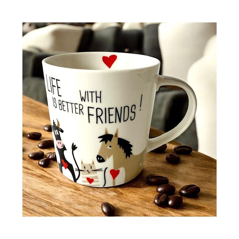 Przyjaciele Kubek Porcelanowy w...