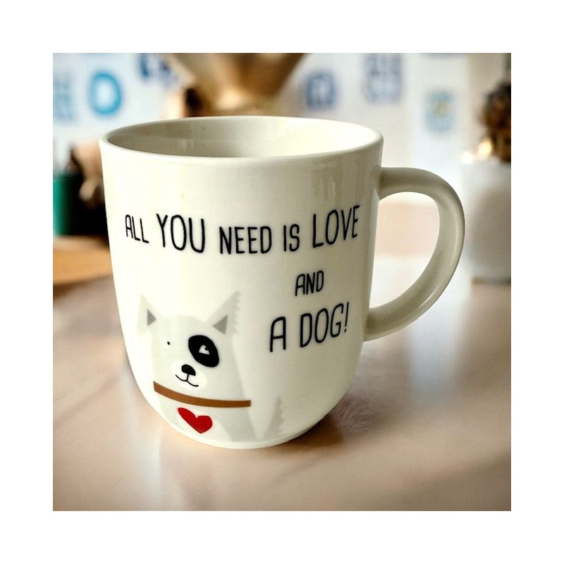 „Love and Dog” Kubek Porcelanowy 350 ml 