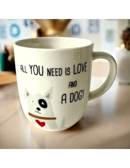 „Love and Dog” Kubek Porcelanowy 350 ml 