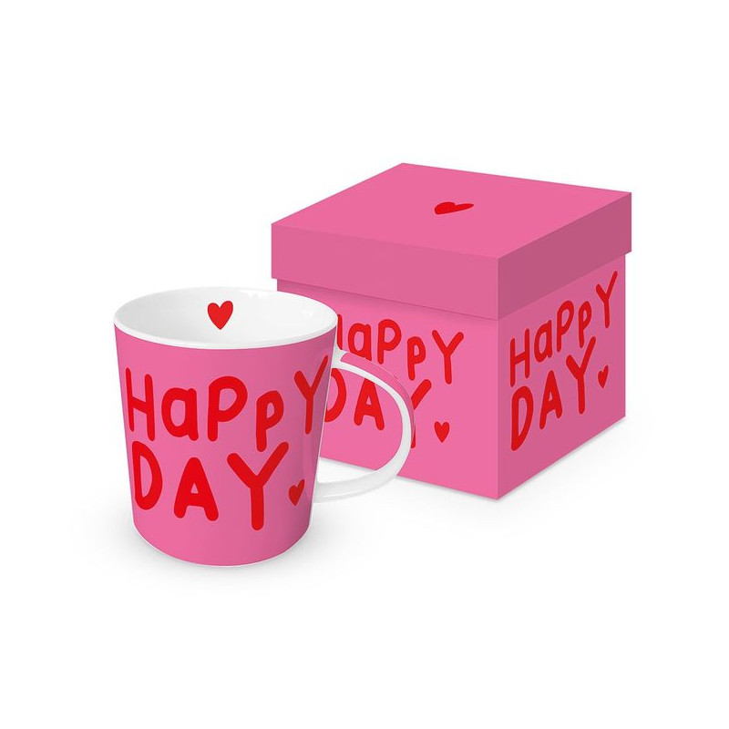 „Happy Heart” Porcelanowy Kubek w...