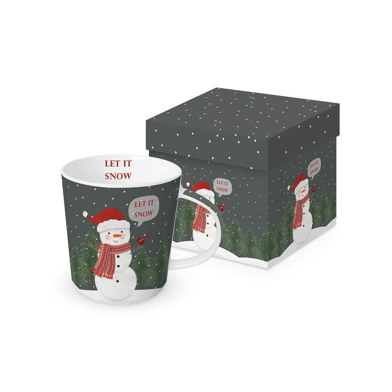 Bałwanek Porcelanowy Kubek w Ozdobnym...