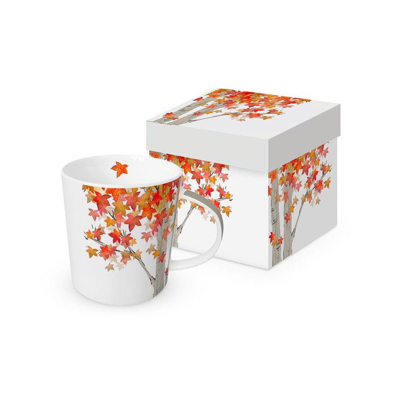 Jesień Kubek Porcelanowy w Ozdobnym...