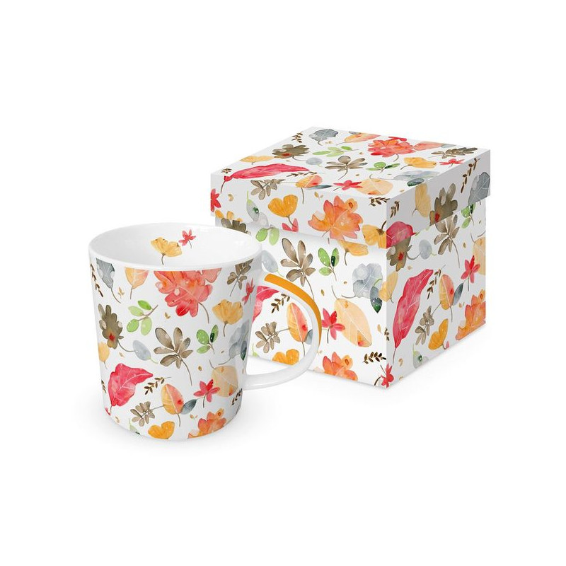 Jesienne Liście Kubek Porcelanowy w...