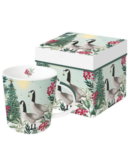 Gęś i Gąsior Kubek Porcelanowy w Ozdobnym Pudełku 400 ml