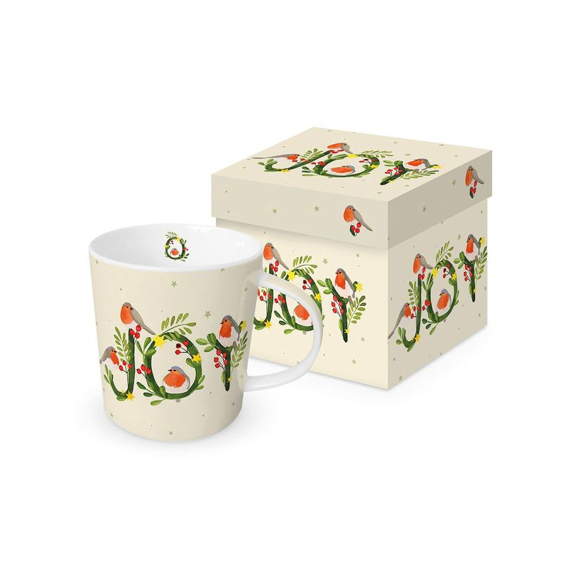 Radość Kubek Porcelanowy w Ozdobnym...