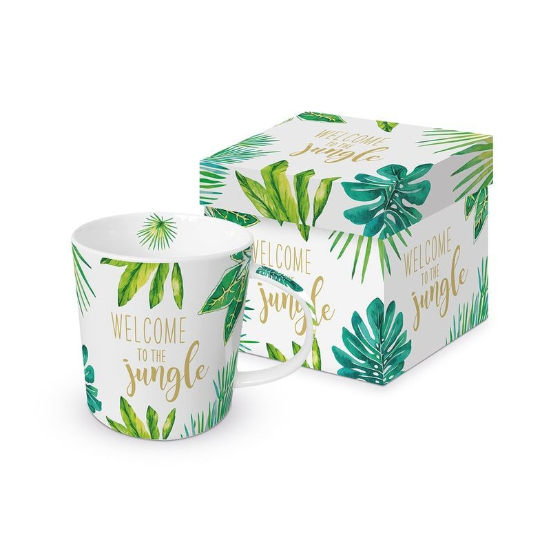 Jungle kubek w pudełku 0.35l złocony