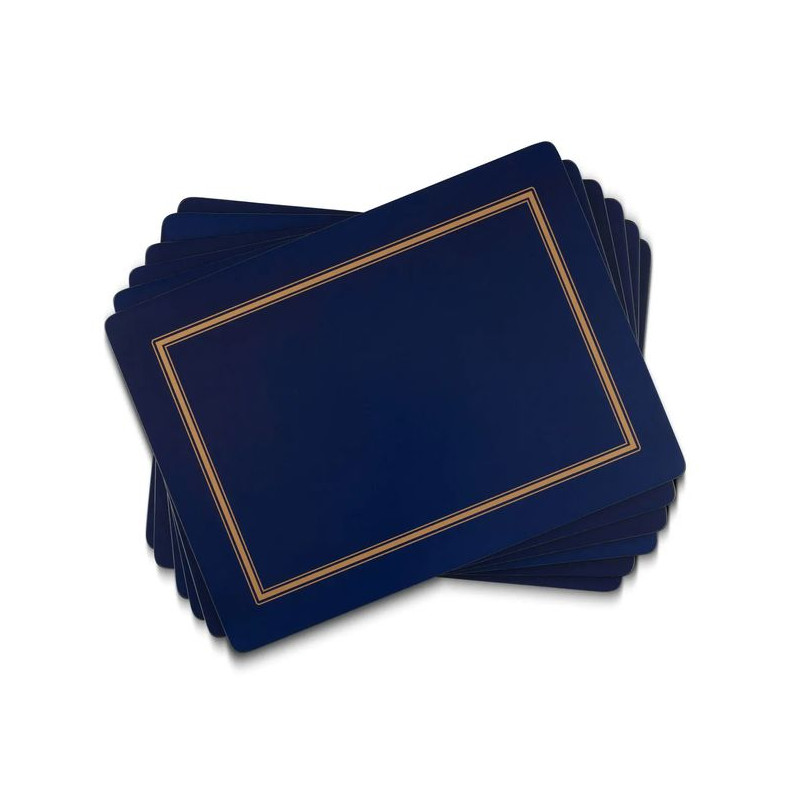 Granatowe Podkładki średnie 6 szt.